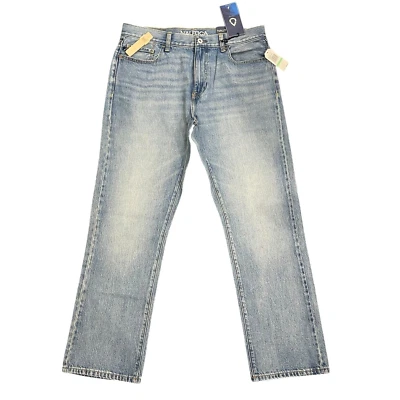 NWT Nautica Men's Original Relaxed Straight All Cotton Denim Jeans oxford tan - Image 1 of 4