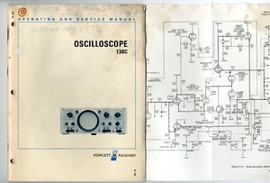HP - 130C -  OPERATIN AND SERVICE MANUAL   ORIGINAL BOOK - Imagen 1 de 1