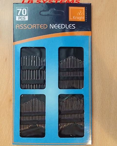 Aguja de coser manual de acero 70 manchas tamaños surtidos ideal para coser y bordar - Imagen 1 de 2