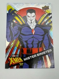 SDCC 2024 EXCLUSIVE X-Men ’97 Upper Deck Silver Foil Variant Mister Sinister - Picture 1 of 1