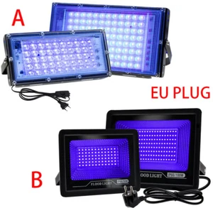 100W LED UV Schwarzlicht Strahler Fluter Wasserdicht Scheinwerfer Party Dekor - Bild 1 von 41