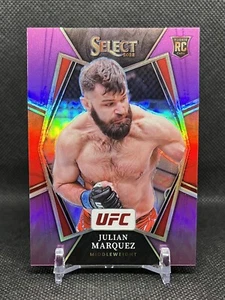 2022 Panini Select UFC JULIAN MARQUEZ #170 Rookie Purple Prizm /60 Middleweight - Bild 1 von 3