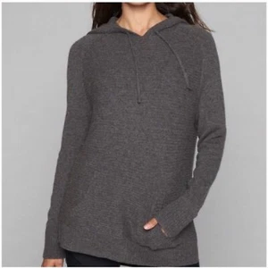 Athleta Aurora Ribbed 100% Cashmere Hoodie Pullover Sweater XS - Picture 1 of 8
