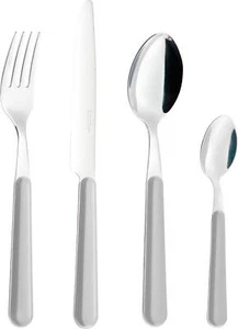 Berger Brezza Edelstahl Besteckset 16-tlg. + Besteckbox grau - Bild 1 von 1