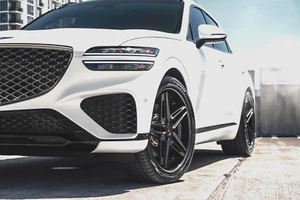 22” FERRADA CM1 MATTE BLACK WHEELS FOR GENESIS GV70 22X9 & 22X10.5 - Picture 1 of 10