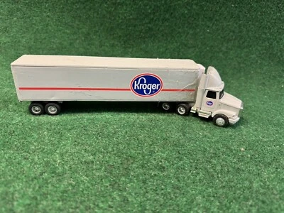 Kroger Grocery Stores 1/64 Ertl WHITE GMC PRE VOLVO  Tractor Trailer 1992 - Image 1 of 4