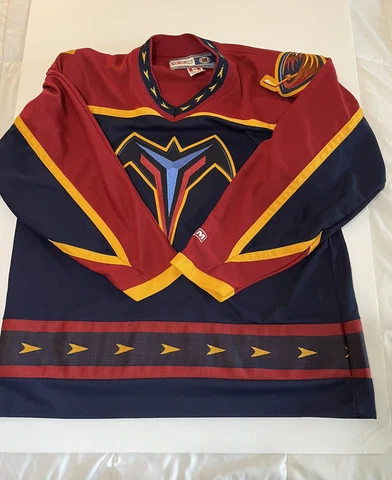 Vintage Atlanta Thrashers CCM Hockey Jersey Canada NHL Size XL Adult Cover