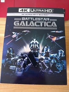 Battlestar Galactica - The Movie - 4K UHD & Blu-ray set, new & sealed + Slipcase - Picture 1 of 3