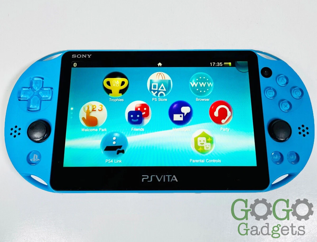 Preços baixos em Sony PlayStation Vita Azul Consoles de videogame