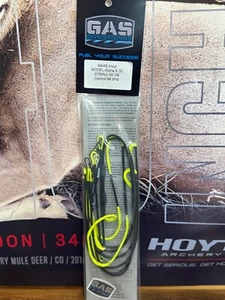 Gas Bowstrings Hoyt Alpha X 30 Strings w/Speed Nocks Flo Yellow - Picture 1 of 1
