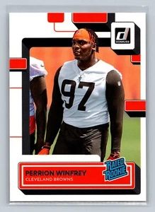 Perrion Winfrey 2022 Donruss #393 Cleveland Browns RC Rookie C11 - Picture 1 of 2