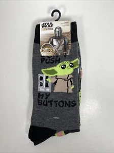 Star Wars The Mandalorian Baby Yoda Socks Size 6.5-12 - 2 Pairs - Brand New - Bild 1 von 3