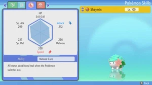 Pokemon Brilliant Diamond Shining Pearl BDSP - Shiny 6IV Max EV Shaymin - Picture 1 of 4