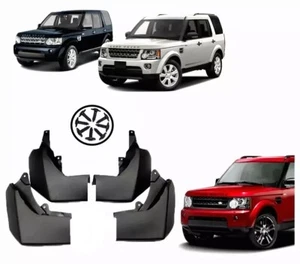 FOR LAND ROVER DISCOVERY 4 LR4 FRONT & REAR MUD FLAPS SET MUDFLAPS KIT 2010-2015 - Picture 1 of 11