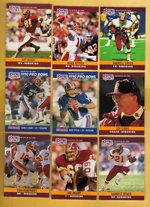 1990 PS Washington Redskins Set DARRELL GREEN ART MONK MARK RYPIEN JOE GIBBS