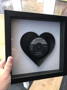 The Righteous Brothers - Unchained Melody - Heart Shaped Vinyl Record Art 1965 - Picture 1 of 6
