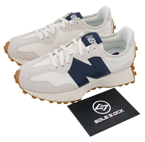 New Balance 327 Gray Navy Women's NB327 WS327KB - Picture 1 of 5