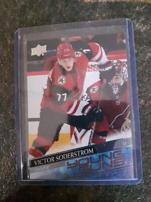 2020-21 Upper Deck Series 1 Young Guns YG Victor Soderstrom RC Card# 221 - Image 1 of 2