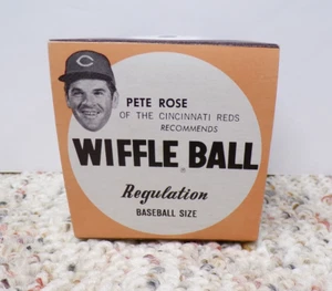 1960er Pete Rose-Reds Cincinnati Reds Baseball Wiffle Ball mit Box NICHT BESPIELT! - Bild 1 von 14