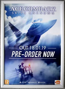 Ace Combat 7: Skies Unknown RARE PS4 PSVR XBOX ONE 42cm x 59cm Promo Poster - Bild 1 von 1