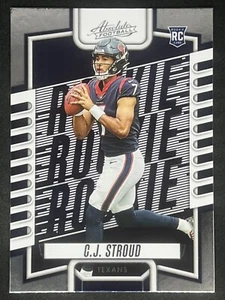 CJ Stroud 2023 Panini Absolute Base Rookie RC #102 | Texans - Bild 1 von 2