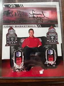 Steve Alford Signed Photo New Mexico Lobos - Picture 1 of 2