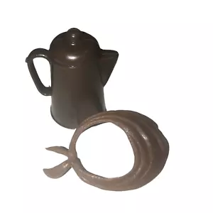 Johnny West, Best Of The West, Coffee pot and Bandana Scarf, Marx Botw - Picture 1 of 7