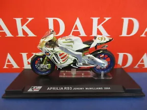 Die cast 1/24 Modellino Moto GP Aprilia RS3 Jeremy McWilliams 2004 - Foto 1 di 4