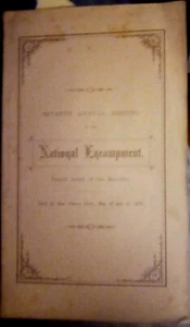 Seventh Annual Meeting of The National Encampment Conn. May 14&15 1873 - Picture 1 of 5
