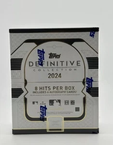 2024 Topps Definitive Collection Baseball Hobby Box BRAND NEW SEALED - Picture 1 of 3