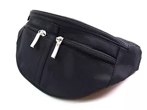 Alta Calidad Negro Ligero Trasero bag Dinero Cartera Viaje Festival Vacaciones - Imagen 1 de 12