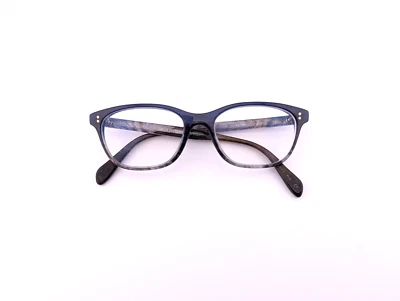 Gafas Oliver Peoples, solo monturas, azul/marrón/gris Habana, plástico, Italia Foto 1 de 4