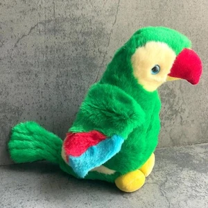 Vintage 1980's Chosun Parrot Plush Toy Stuffed Animal 10" korean design - Picture 1 of 4