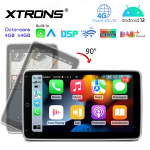 XTRONS 10,1" QLED Drehbar Android 12 Doppel 2DIN GPS Autoradio 8Core 4+64GB Navi - Bild 1 von 23