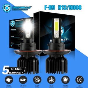 IRONWALLS H13 LED Headlight Bulbs for Dodge Ram 1500 2500 3500 2006 2007 2008 09