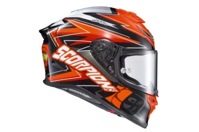 NEW SCORPION EXO-R1 AIR FULL FACE HELMET BAUTISTA RED/BLACK/WHITE LG 75-2347L - Image 1 of 4