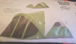 Coleman Screened 6-Person Evanston Tent WeatherTec System 14' x 10' Family Dome - Picture 1 of 5