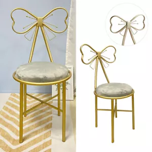 Vanity Stool Makeup Chair w/Soft Padded Dressing Table Seat Bedroom Mirror Set - Picture 1 of 11