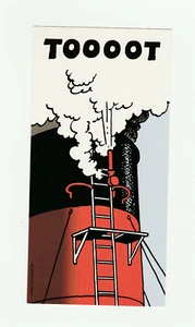 Herge Tintin carte annonce exposition Saint Nazaire 1999 - Picture 1 of 2