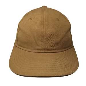 KB ETHOS Fitted Hat Tan Large 7 3/8 Solid Vent Holes 6 Panel Blank - Picture 1 of 8