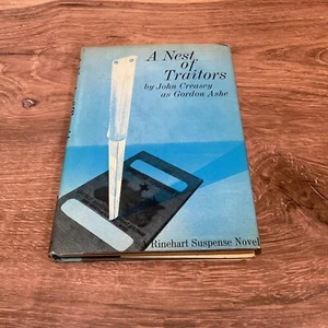 Suspense Novel: A Nest of Traitors by John Creasey as Gordon Ashe 1st Edition - Picture 1 of 5