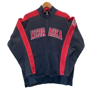 Nebraska Cornhuskers Jacket Pullover Coat Champion Logo Size Small VTG 90s Y2K - Picture 1 of 10