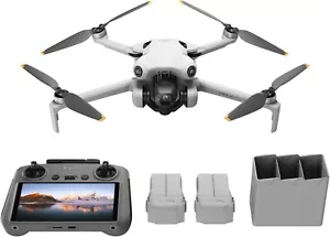 DJI Mini 4 Pro Fly More Combo Drone (DJI RC 2 Remote Controller)-Fedex Priority - Picture 1 of 7