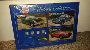 KIT BOX MODEL AIRFIX THE HISTORIC COLLECTION 1:32 MGB-ASTON MARTIN DBE-JAGUAR E - Foto 1 di 1