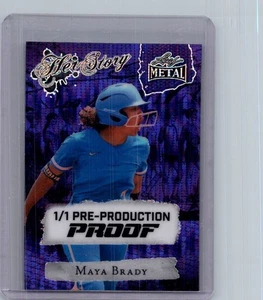 Maya Brady 2024 Foglia 1/1 Prova di Pre Produzione - Foto 1 di 1