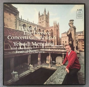 B819 Händel 12 Concerti Grossi Op.6 Badefest Orch. Menuhin 4LP Angel D-3647 - Bild 1 von 5