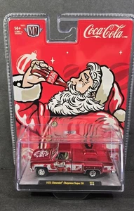 2025 M2 Machines Coca-Cola coke santa Christmas 1973 Chevrolet Cheyenne Super 30 - Picture 1 of 4