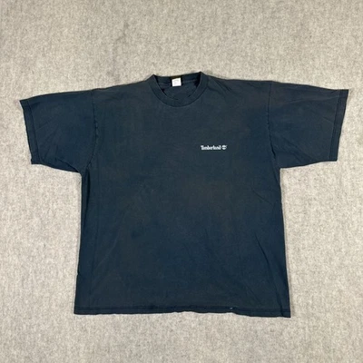 Vintage 90’s Timberland Short Sleeve T-Shirt Size Large? Distressed Made USA - Image 1 of 4