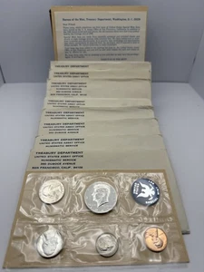 Lot Of Eight 1965 U.S. Mint Special Proof Set  40% Silver Original Envelopes - Picture 1 of 5