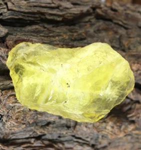 Topazio limone brasiliano naturale 267,80 ct/56 mm pietra preziosa grezza grado investimento - Foto 1 di 6
